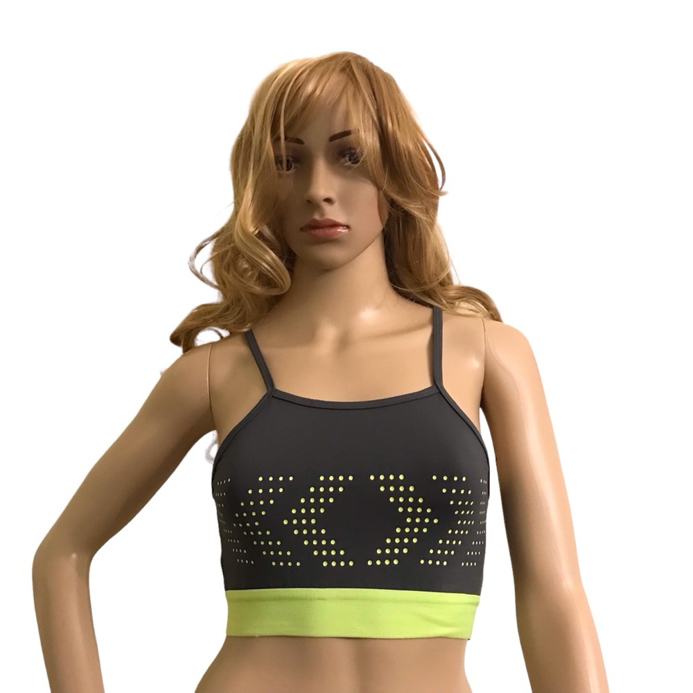 Glow Neon Cutout Sport Bra